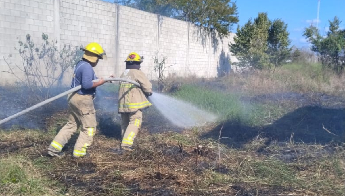 Quema de basura se sale de control y causa incendio en Escárcega