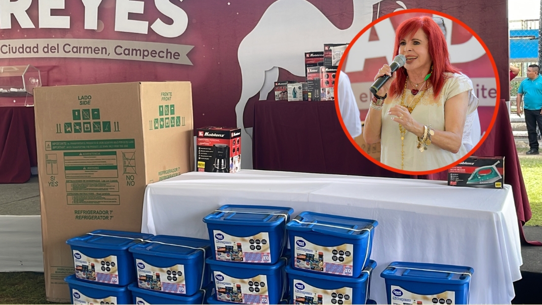 Layda Sansores regala refrigeradores y estufas a reos del Cereso de Ciudad del Carmen
