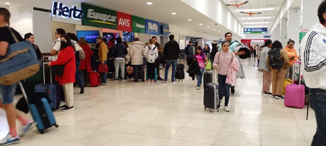 Únicamente el vuelo Mérida-Flores fue el cancelado este martes