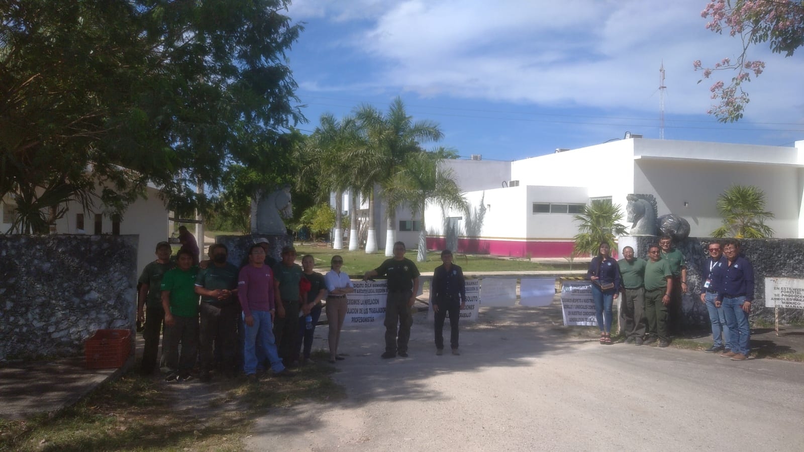 Conafor Yucatán se une a paro nacional; pide nuevos uniformes