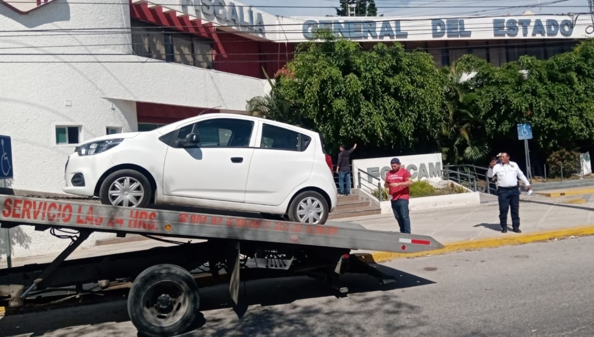 Detienen a hombre por intentar emplacar un automóvil robado en Campeche