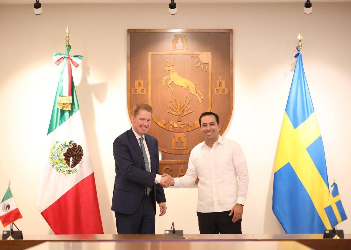 Yucatán y Suecia unen lazos para trabajar por el medio ambiente y la economía