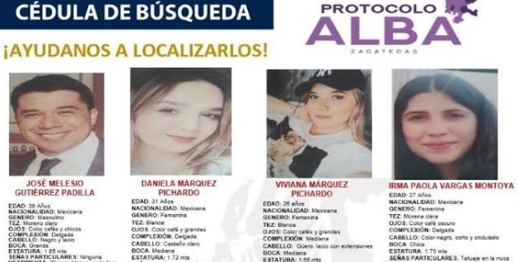 Cuerpos hallados en fosa pertenecen a jóvenes desaparecidas en Zacatecas