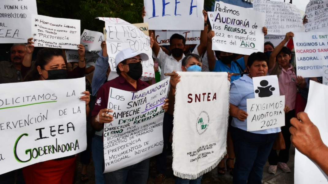 Seduc se ofrece para destrabar conflicto sindical en el IEEA Campeche