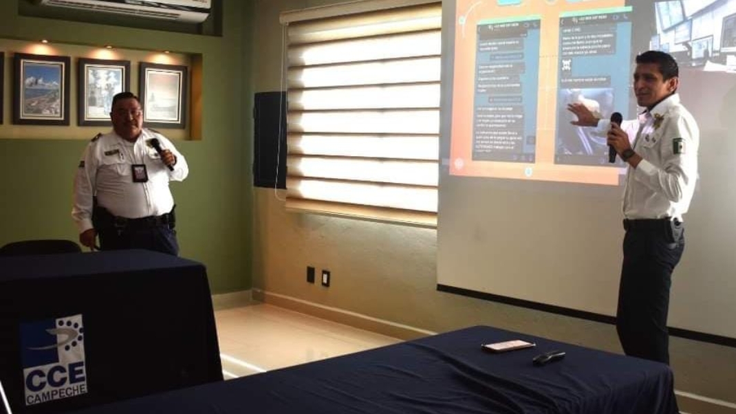 Policía Cibernética de Campeche capacita a empresarios contra extorsiones