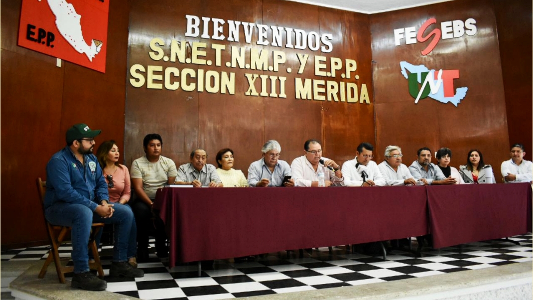 Sindicados de Mérida anuncian megamarcha para el 31 de enero
