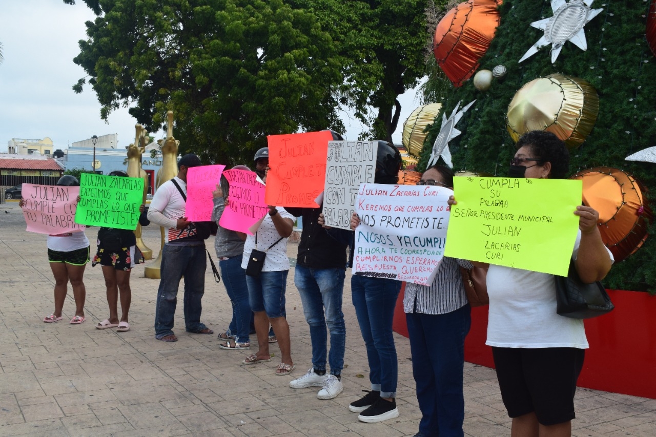 Habitantes 'amenazan' al Ayuntamiento de Progreso con cerrar calles por la falta de servicios