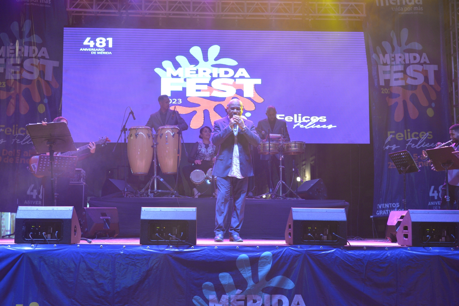 Más de 400 disfrutaron del primer concierto gratis en el Mérida Fest 2023