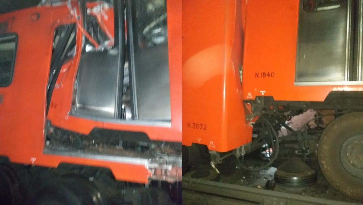 Choque de trenes en CDMX: Así quedaron tras el accidente en la Línea 3 del Metro