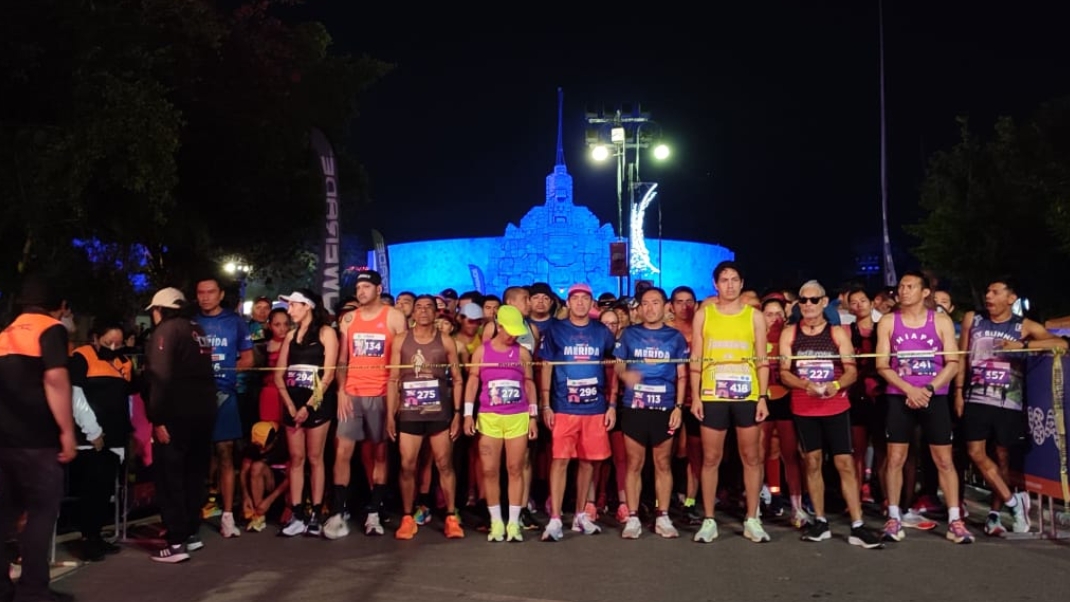 El Maratón de Mérida reunió a más de 3 mil 500 corredores de 18 países