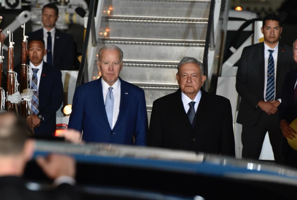 AMLO recibe a Biden en CDMX para la Cumbre de Líderes de América del Norte