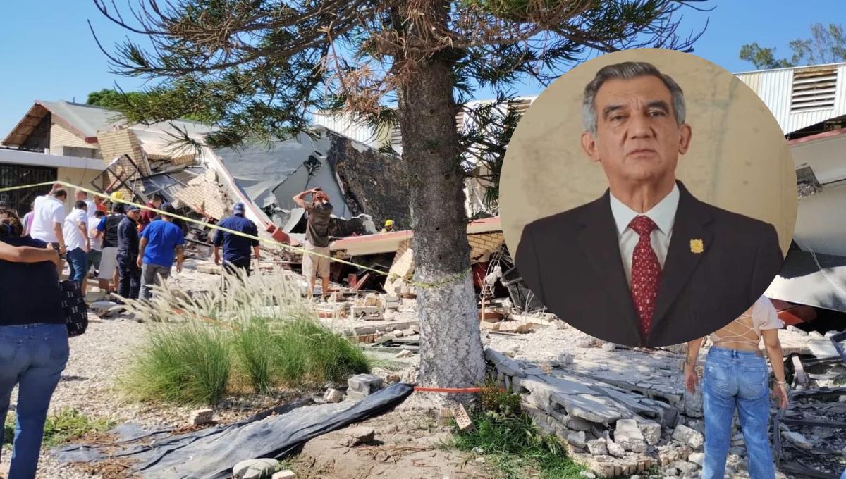 Gobernador de Tamaulipas lamenta colapso de una iglesia en Ciudad Madero