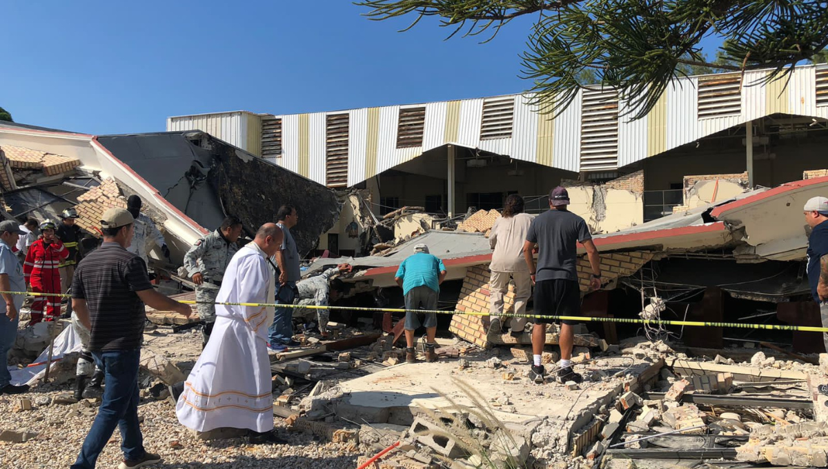 Colapsa iglesia en Ciudad Madero: Sube a siete el número de muertos y 10 lesionados