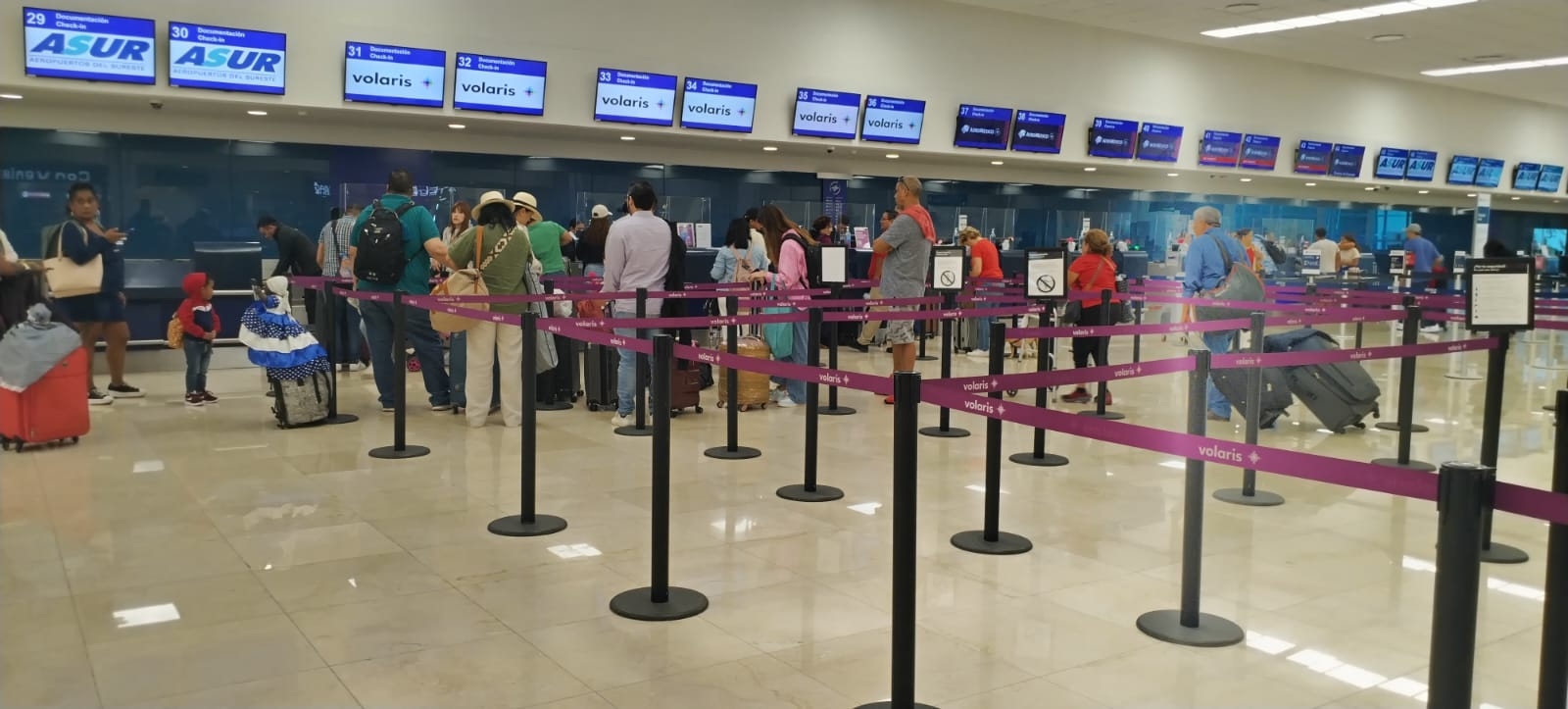 El aeropuerto de Mérida opera con normalidad pese a las condiciones del clima