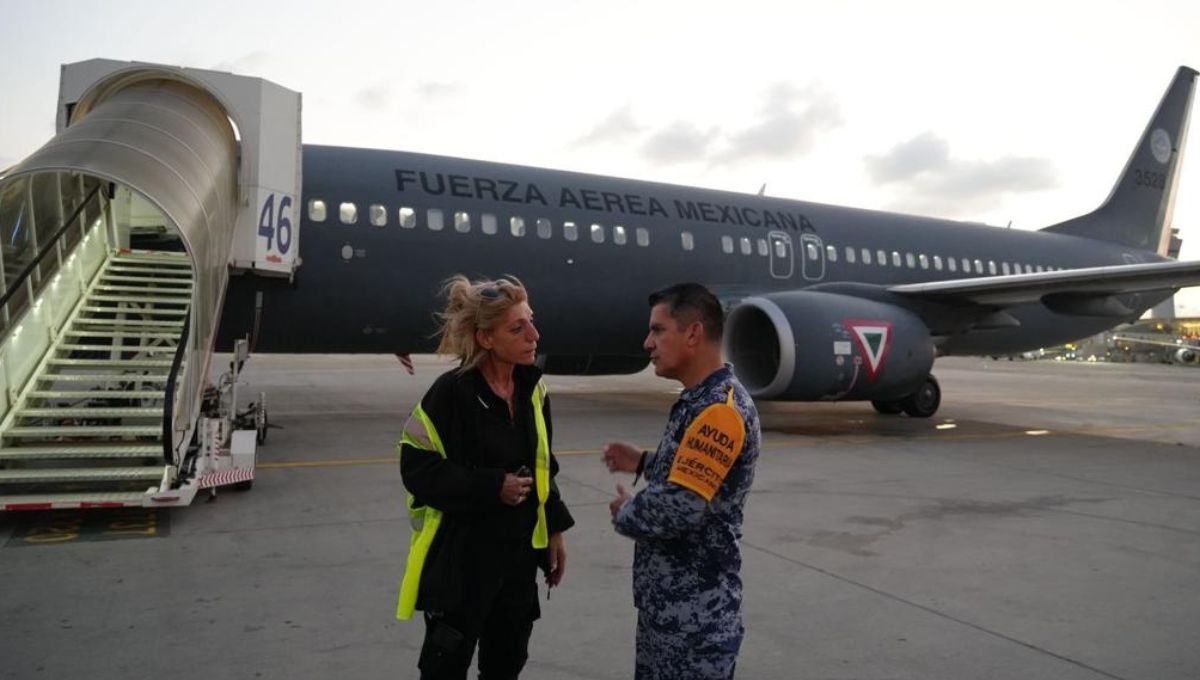 Avión de la Fuerza Aérea Mexicana aterrizó en Israel para rescatar a connacionales