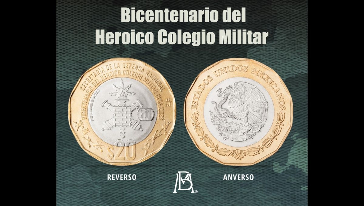 Heroico Colegio Militar tendrá moneda conmemorativa acuñada por Banxico