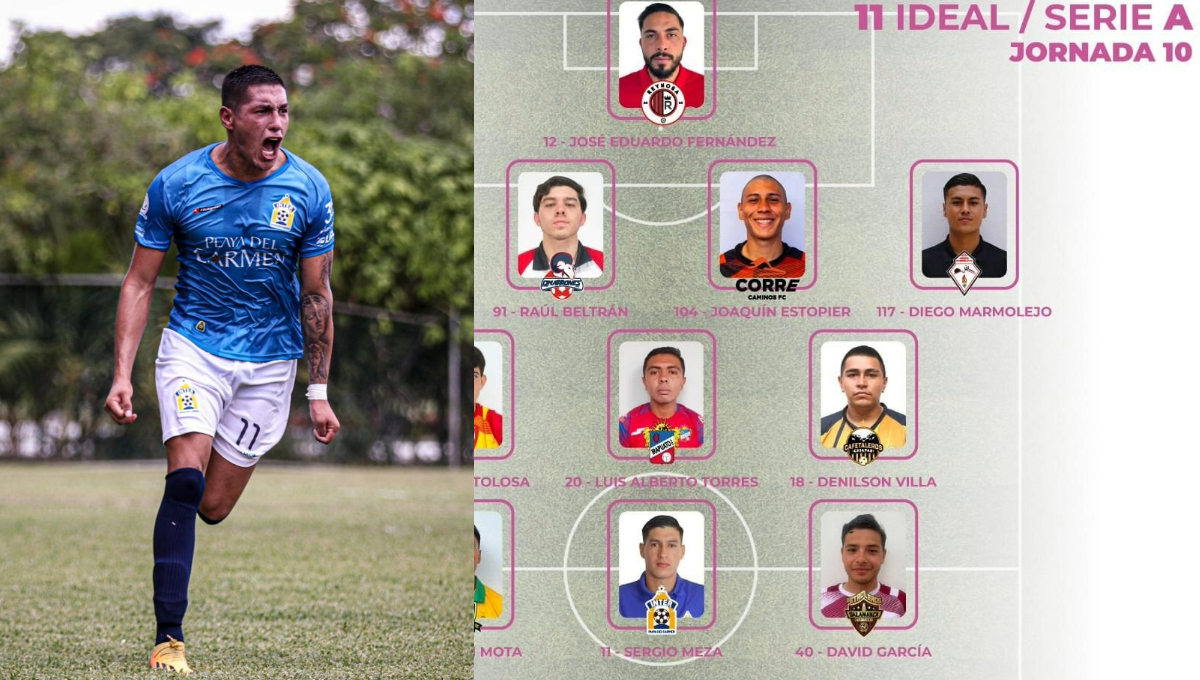 Jugador de Inter Playa del Carmen en el "11 Ideal" por segunda semana consecutiva