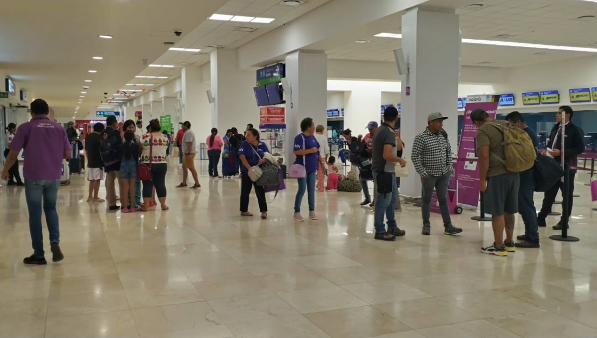 Aeropuerto de Mérida inicia jornada con un vuelo adelantado por una hora este jueves