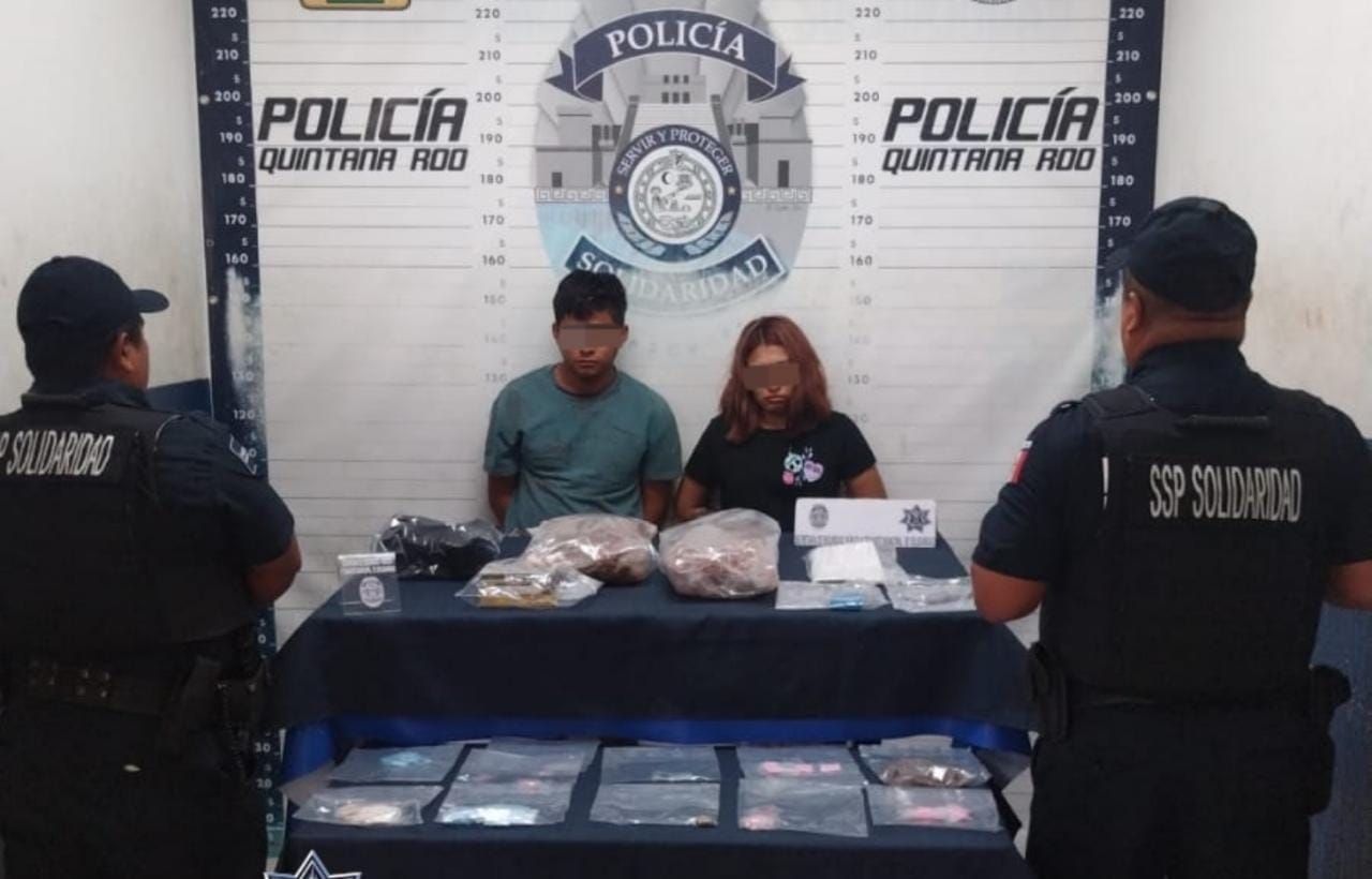 Riña en Playa del Carmen: Jóvenes detenidos en la privada Marinet tenían más de 100 dosis de drogas