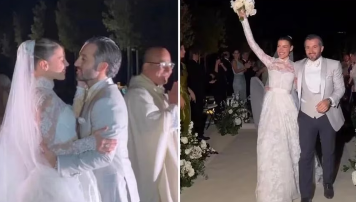 Michelle Salas se casa en Italia; Luis Miguel sí asistió: FOTOS