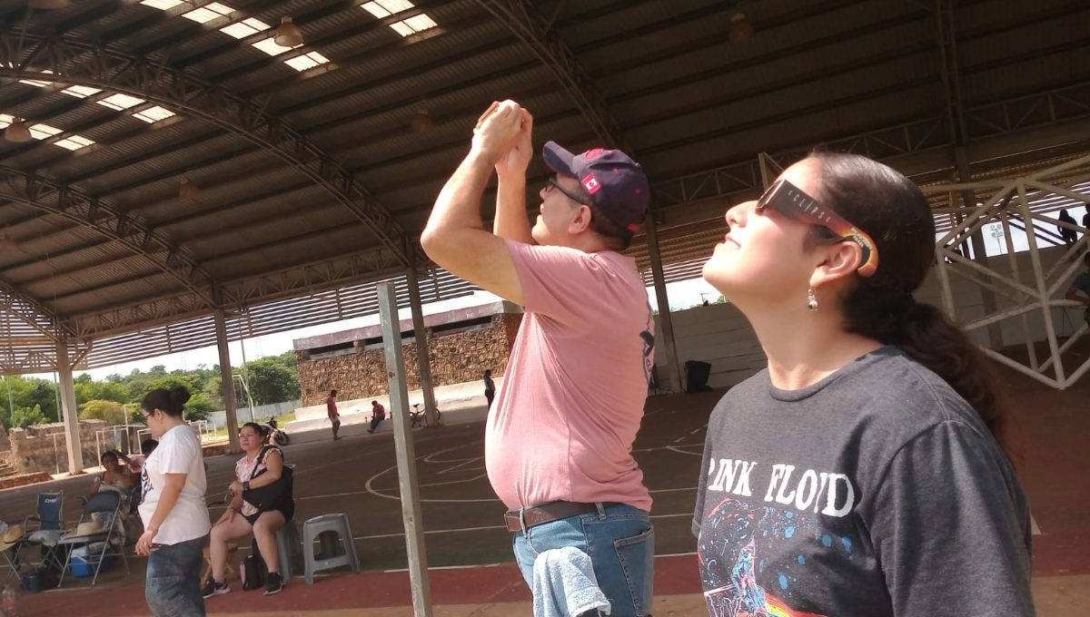 Eclipse solar 2023: Así se vivió el espectáculo del fenómeno en Campeche