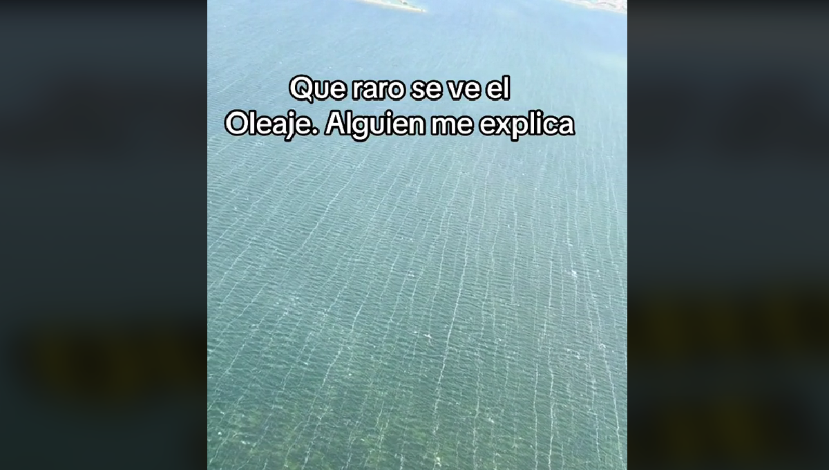 Oleaje del Mar de Campeche sorprende por la secuencia que forma: VIDEO