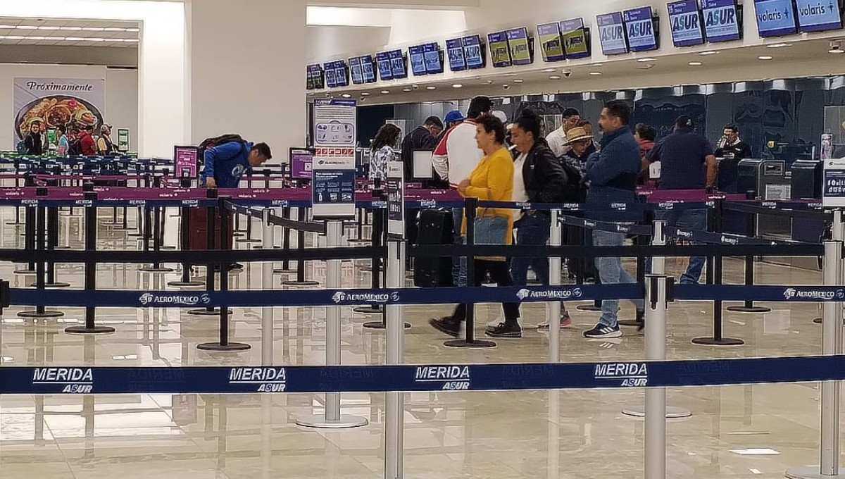 Aeropuerto de Mérida operará con 30 vuelos este miércoles 18 de octubre