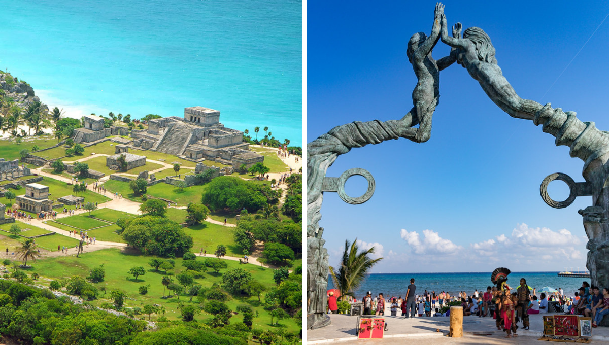 Ambos destinos se encuentran en la Riviera Maya