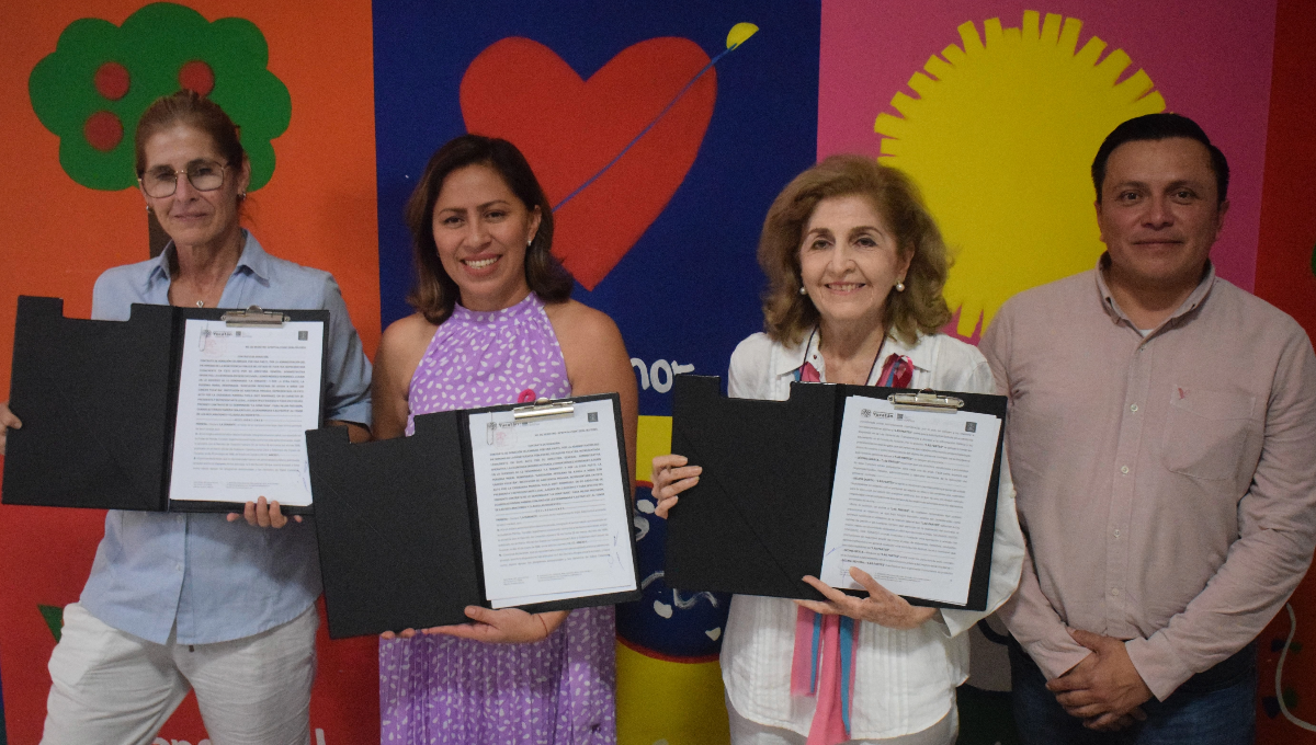 Amanc Mérida reciben donativo por 100 mil pesos de la Beneficencia Pública de Yucatán