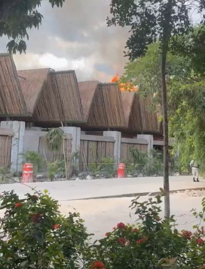 El incendio afectó a gran parte del Parque del Jaguar