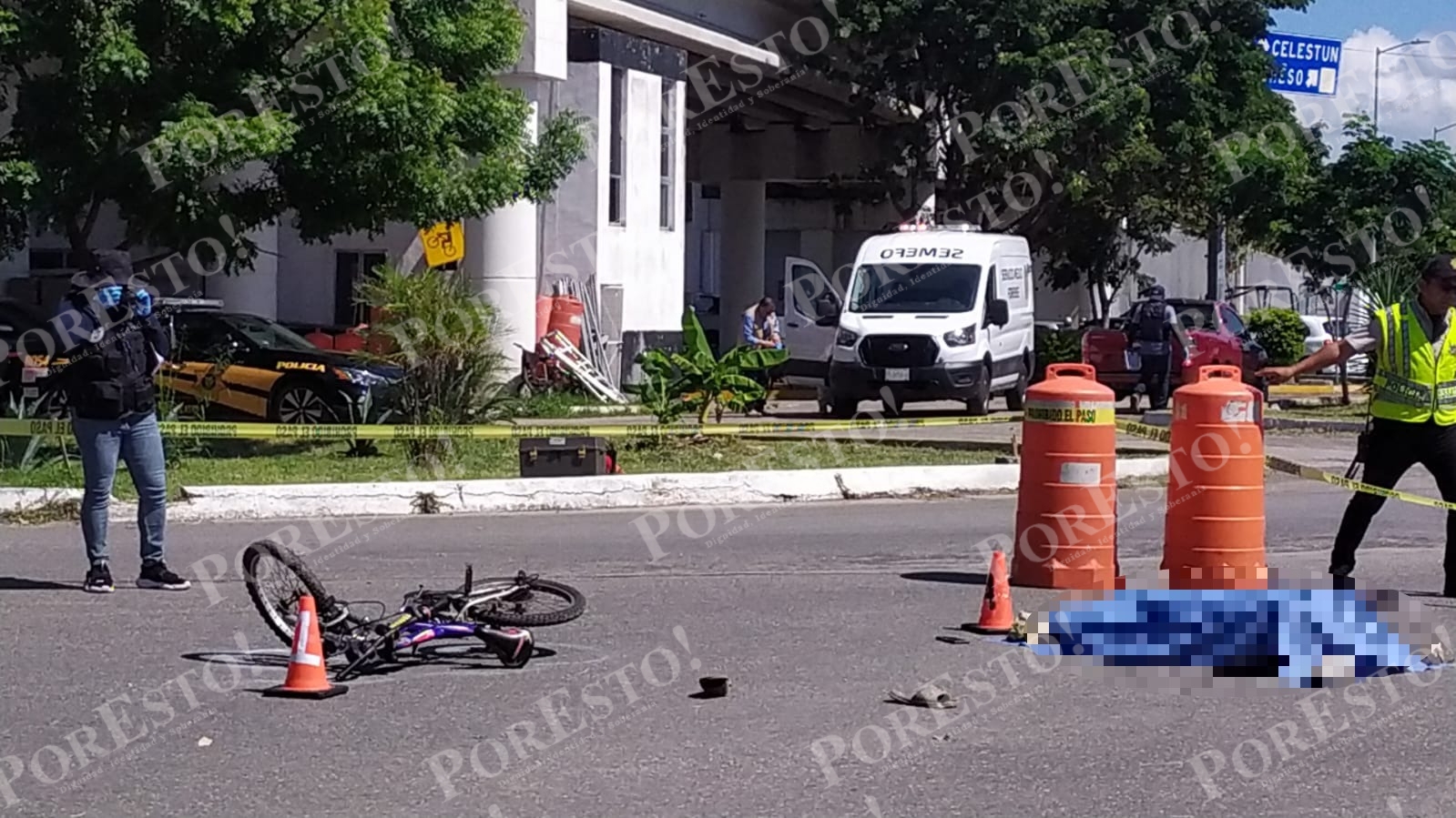 Conductor atropella a un ciclista en el puente a Ciudad Caucel del Periférico de Mérida