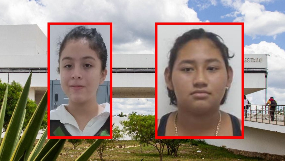 Kendra Chávez Urcelay y María Angélica Larrauri Chablé llevan unas horas desaparecidas en Mérida