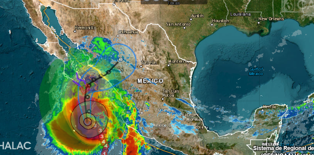 Huracán Norma categoría 1: ¿Dónde se localiza y a qué hora tocará tierra en Baja California Sur?