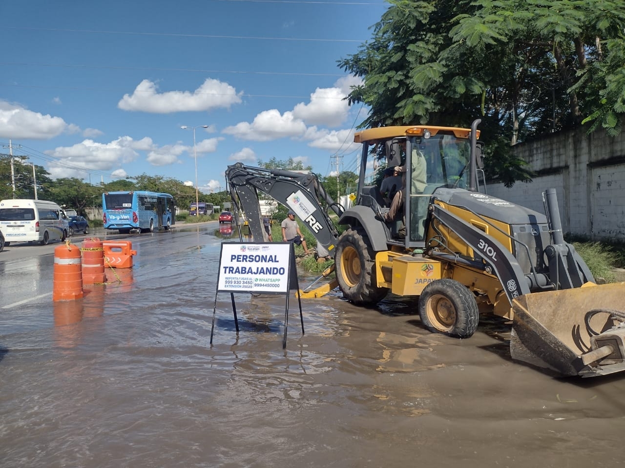 El servicio de agua potable en Mérida se ha sido reanudado