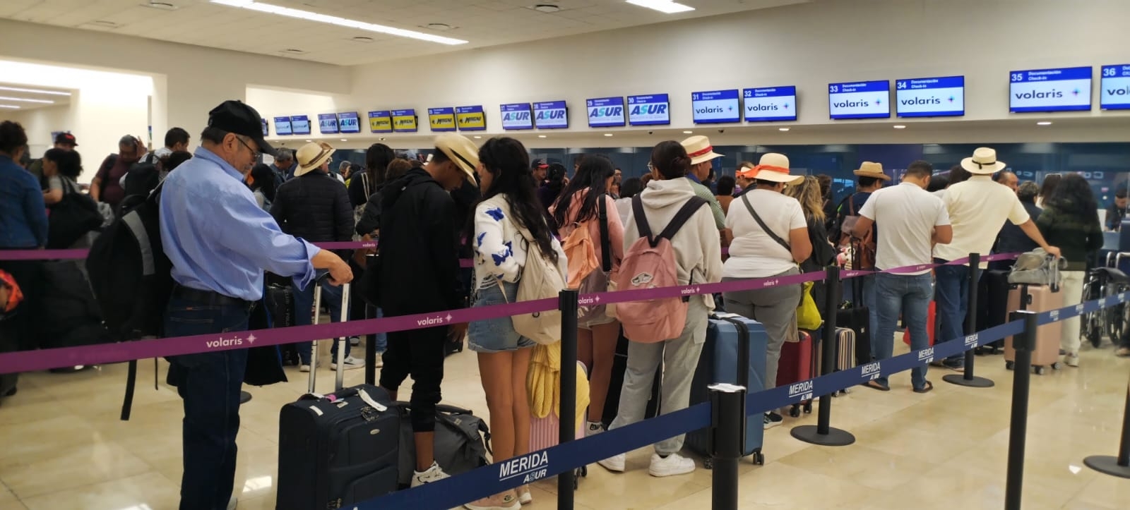 Volaris cancela vuelo de la ruta CDMX-Mérida