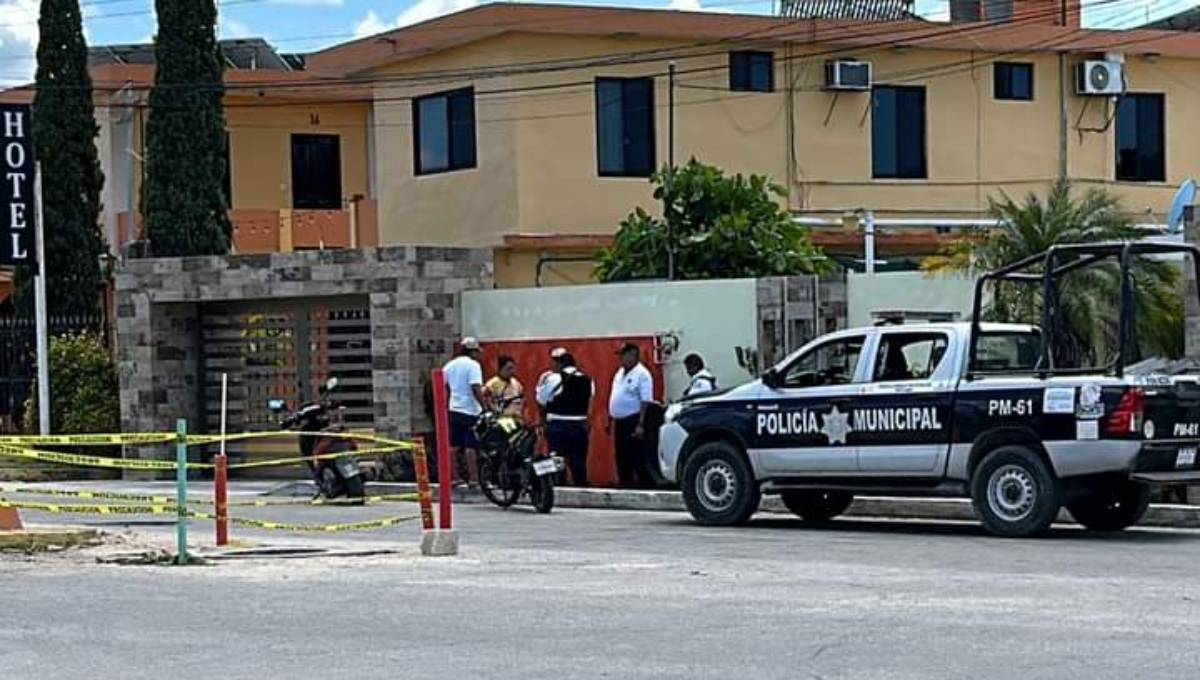 Motociclista causa choque en Sabancuy por no respetar la señal de alto