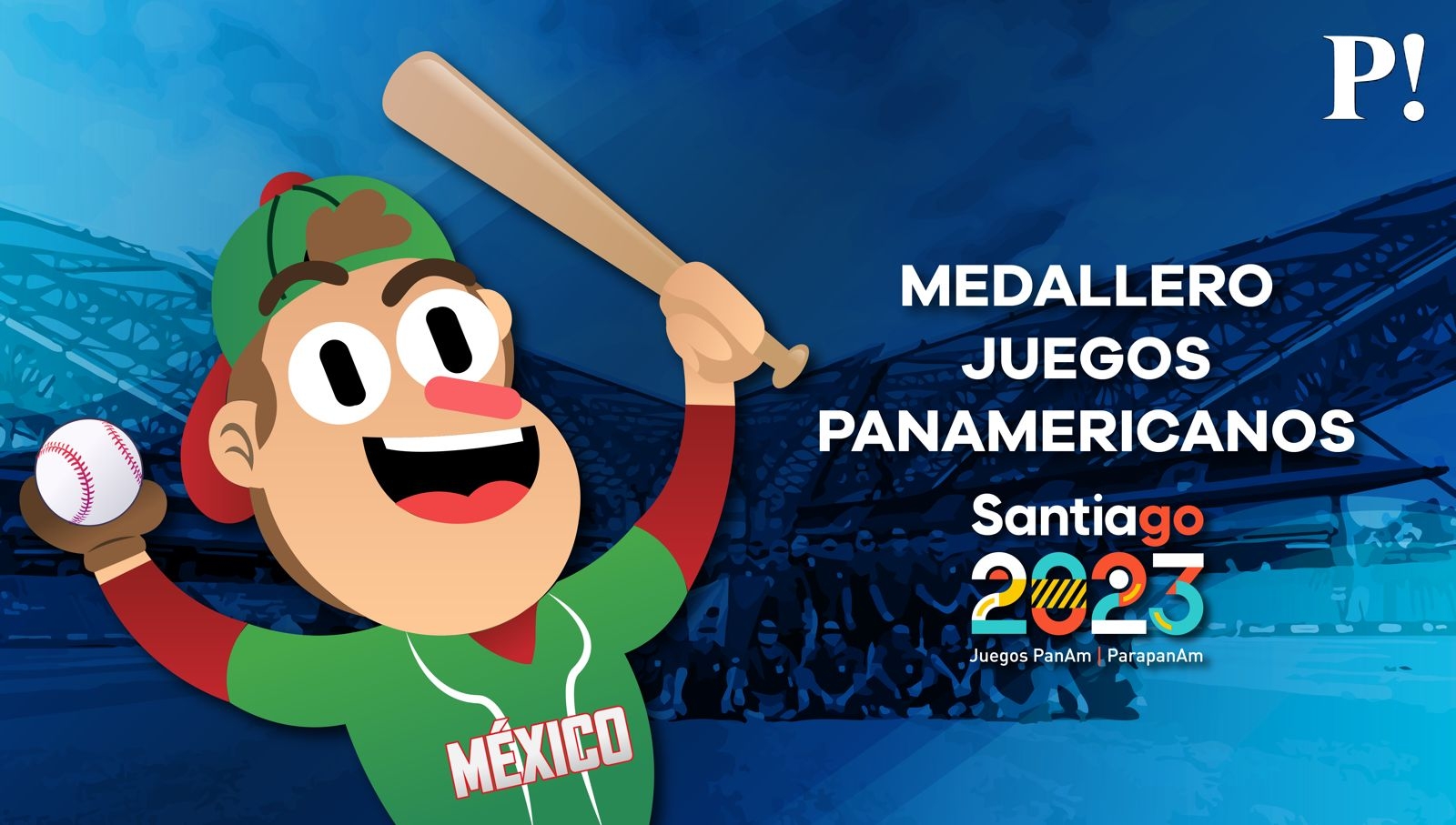 Así luce el medallero de los Juegos Panamericanos Santiago 2023