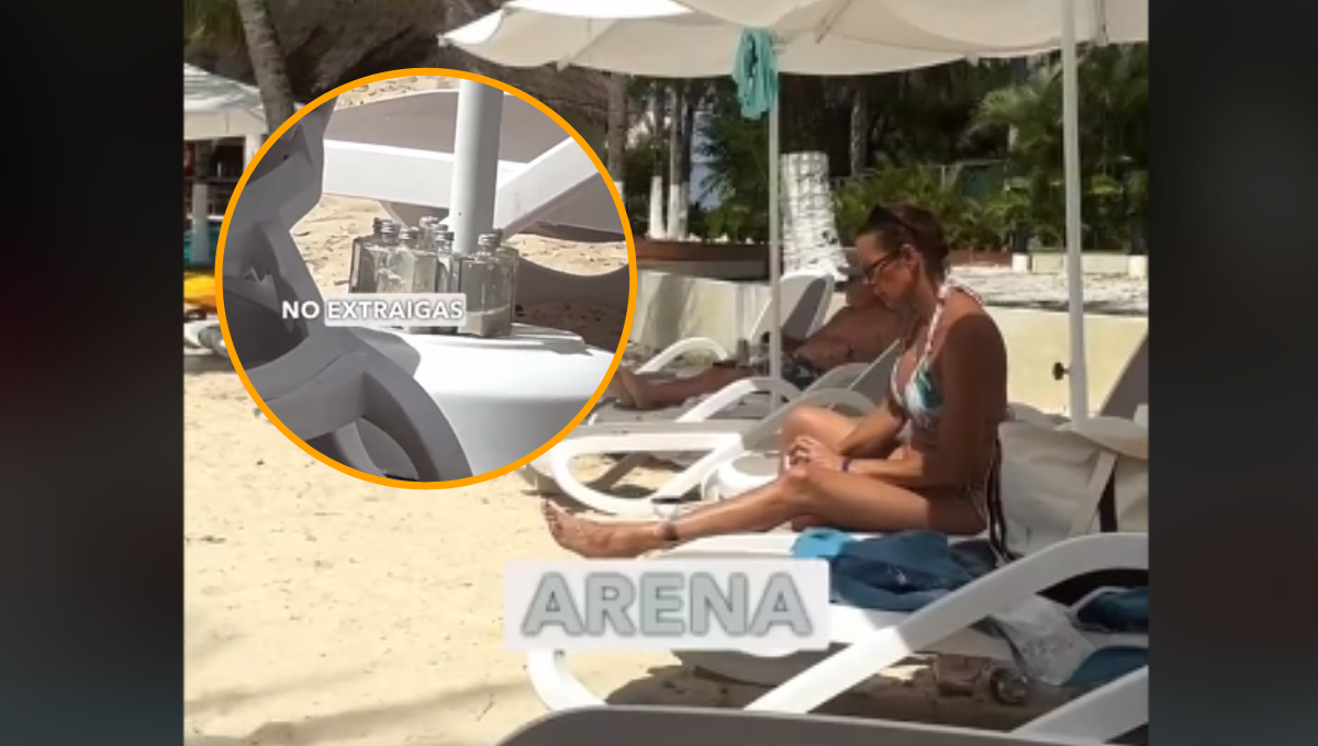 Tiktoker exhibe a turista por robarse arena en las playas de Cozumel: VIDEO