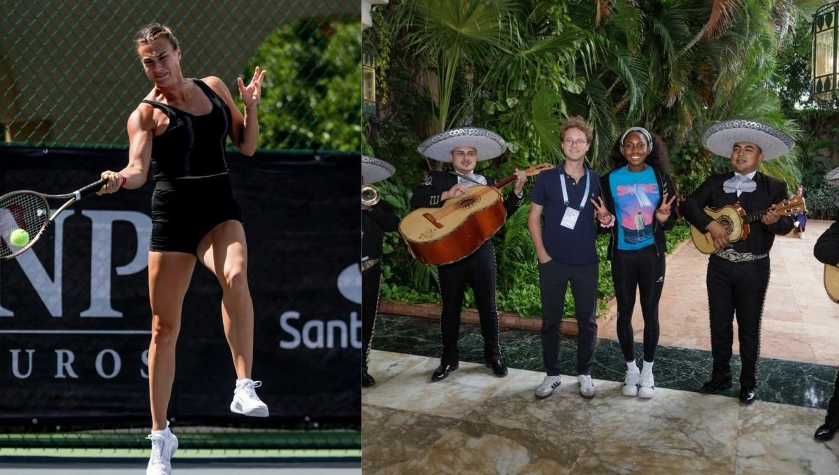 La mejor tenista del mundo ya se encuentra en Cancún