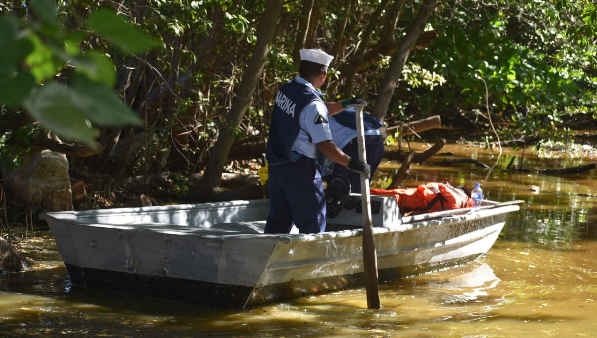 Marina realiza operativo para conservar los manglares en Progreso