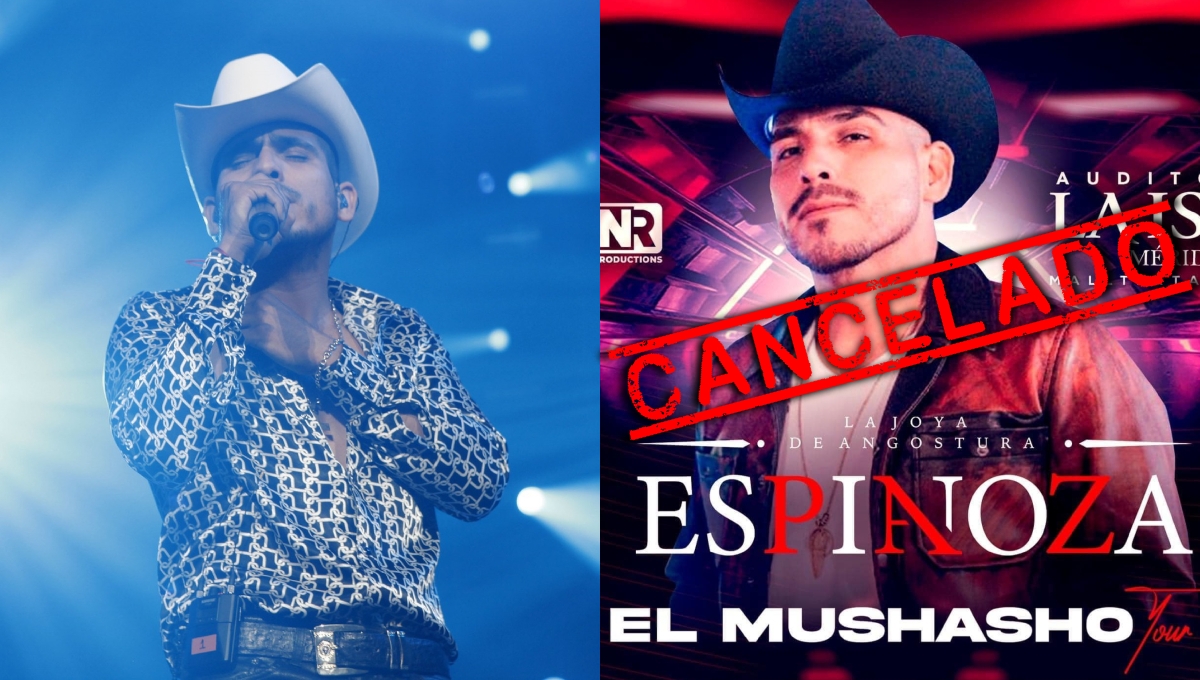 Espinoza Paz cancela conciertos en la Península de Yucatán