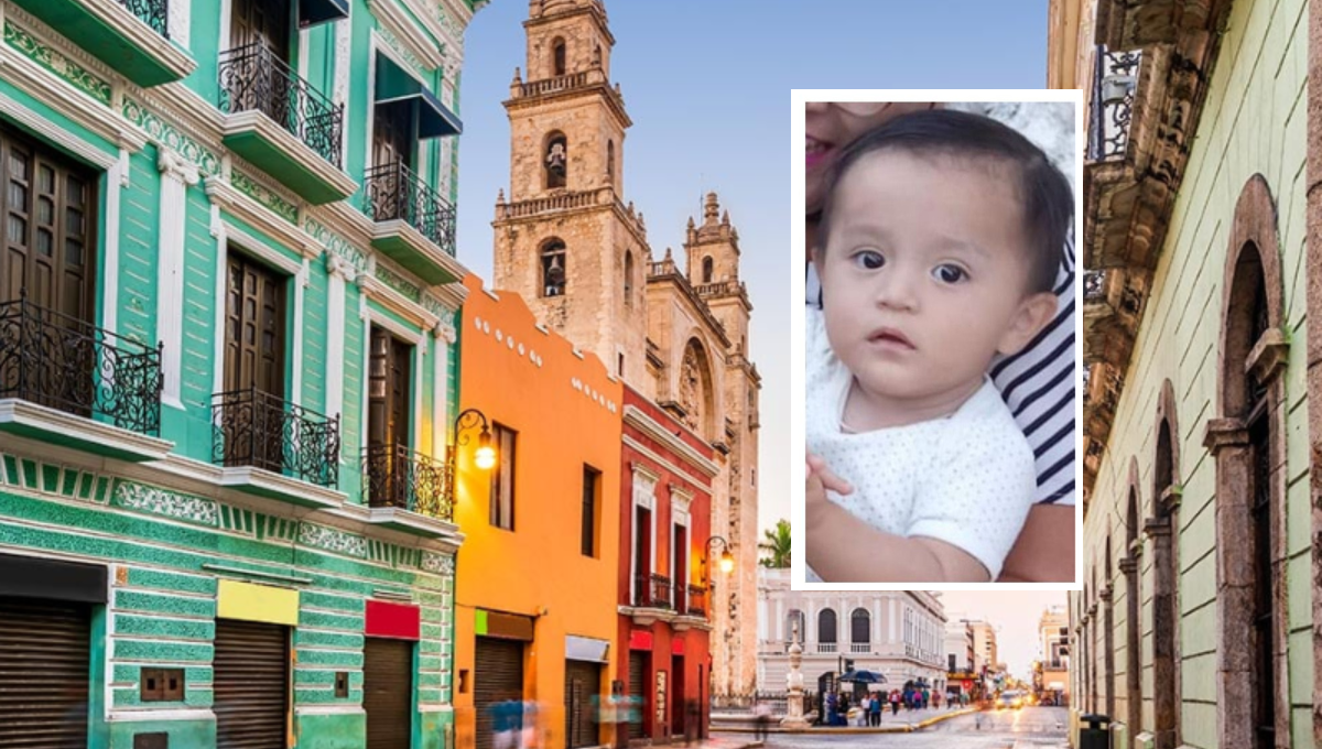 Activan Alerta Amber por un bebé de un año desaparecido en Mérida hace 25 días