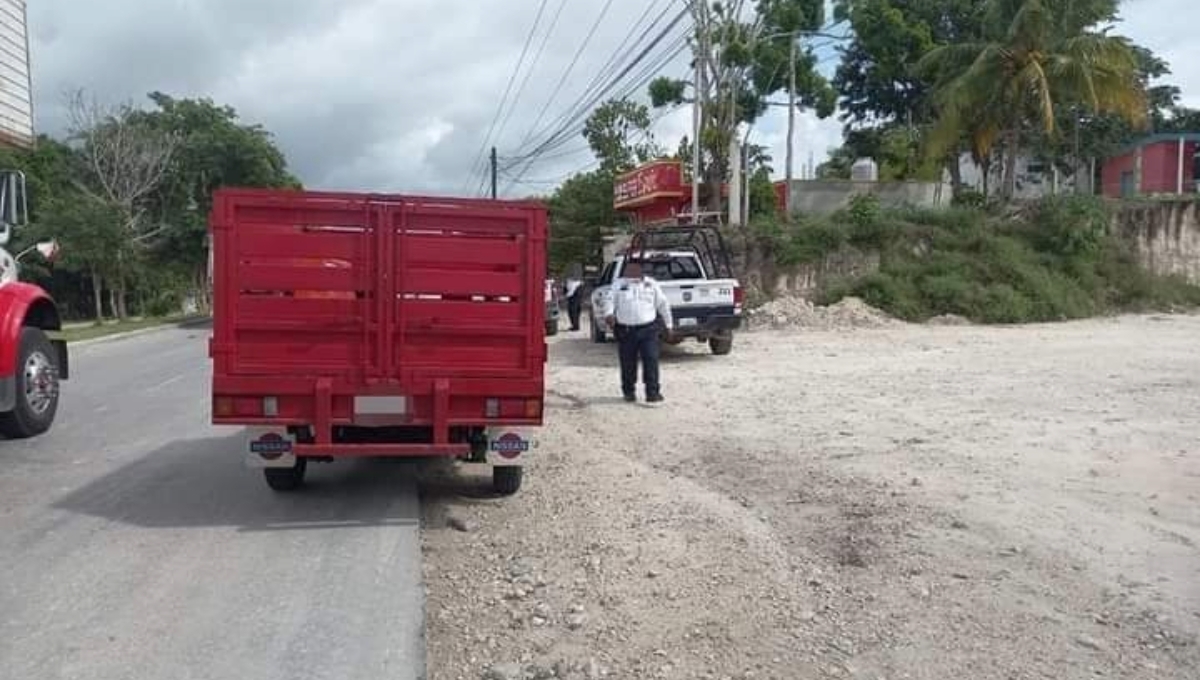Aseguran camioneta en Xpujil, Campeche, con reporte de robo en Puebla