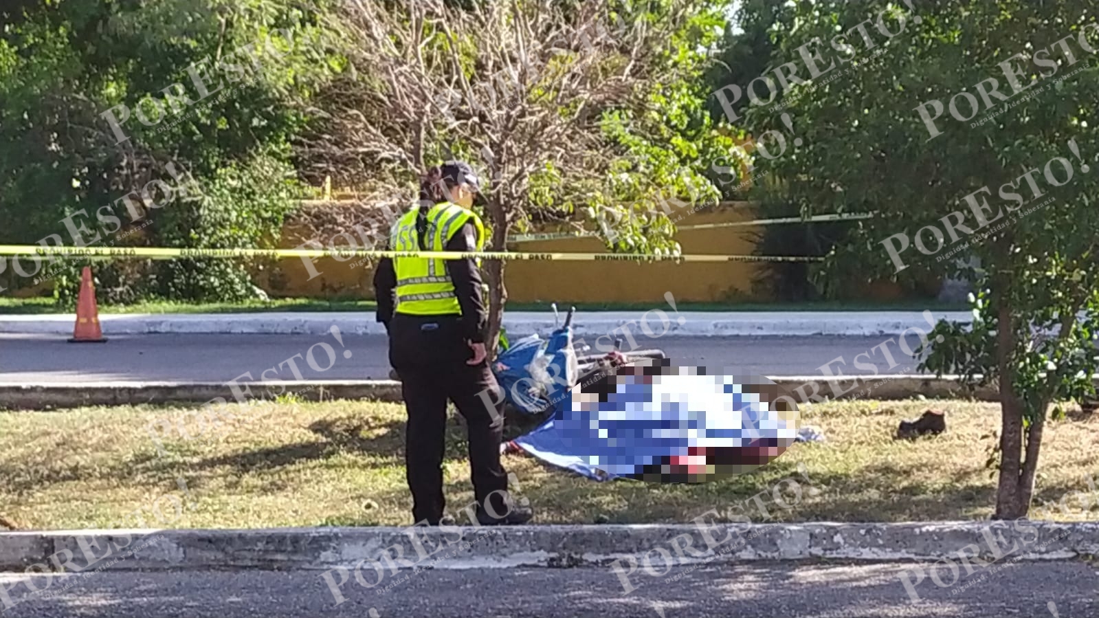 Muere una mujer tras derrapar en su motocicleta en Ciudad Caucel, Mérida