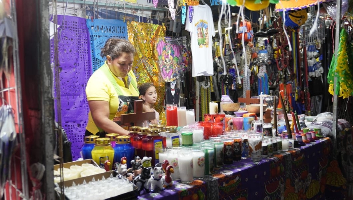 Comerciantes inician la venta de productos por Día de Muertos en Campeche: EN VIVO