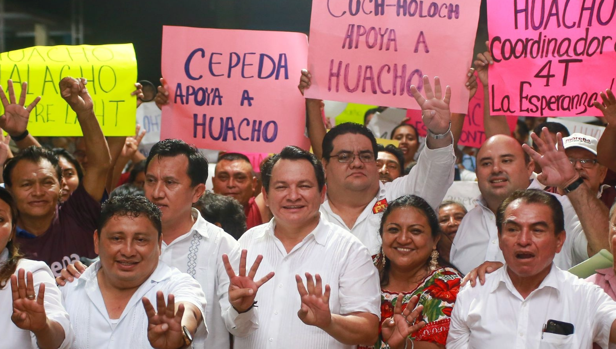 Joaquín Díaz Mena concluyó sus asambleas informativas en Halachó, Yucatán, con muestras de apoyo