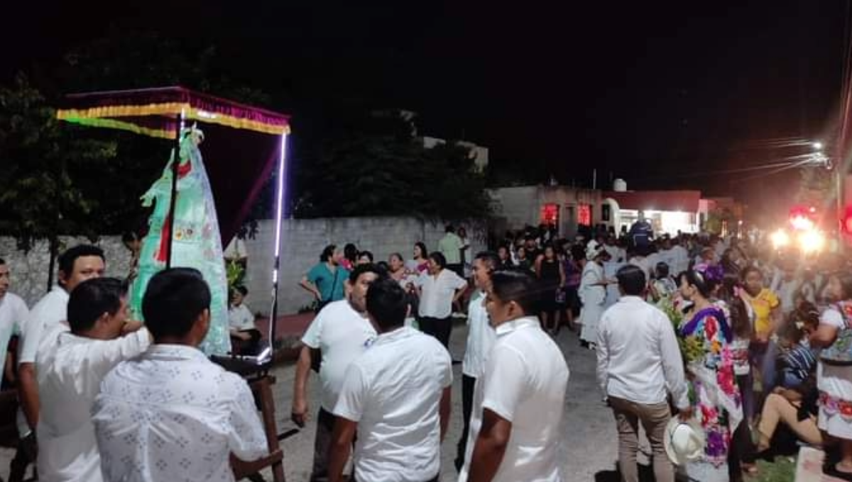 Conmemoran el aniversario número 15 de la parroquia de Chocholá, Yucatán