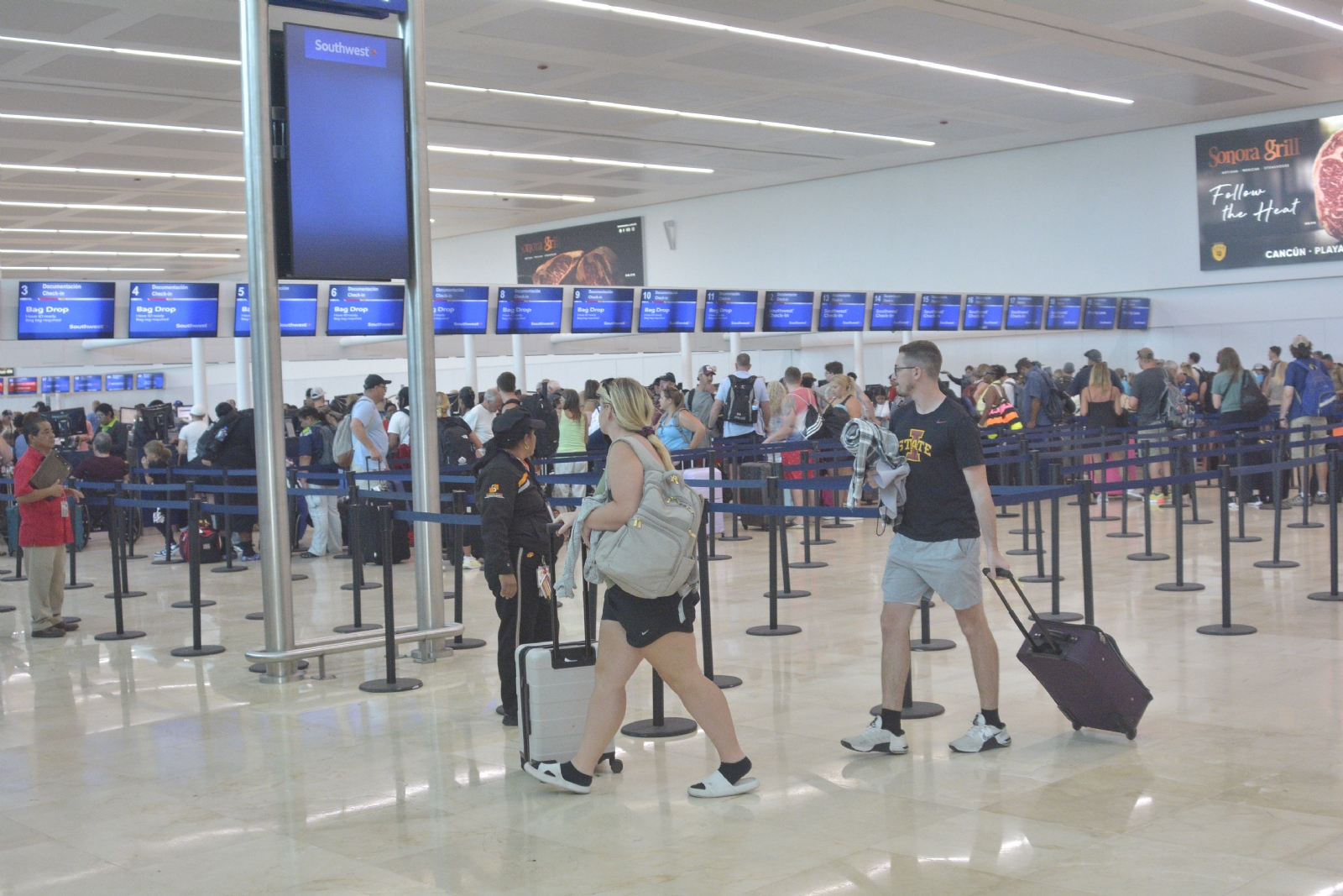 Aeropuerto de Cancún registra 526 vuelos programados este domingo 29 de octubre