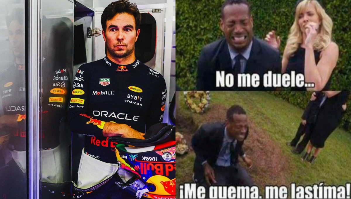 Los mejores memes de Checo Pérez tras choque en el Gran Premio de México