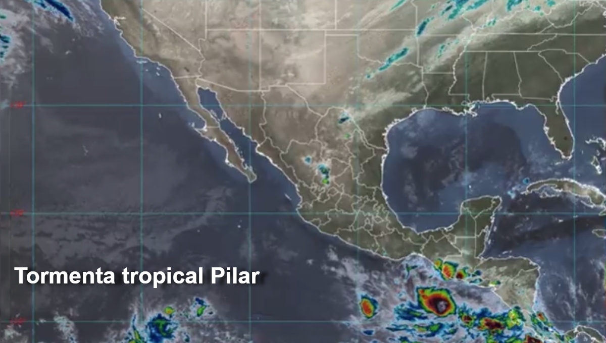 Tormenta tropical Pilar se forma al sur de frontera entre México y Guatemala